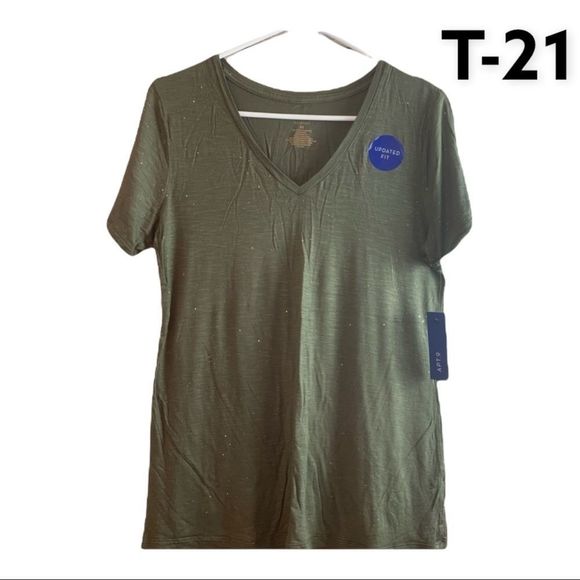 Apt. 9 Tops - Women’s Sz M Apt 9 Olive Green Top NWT